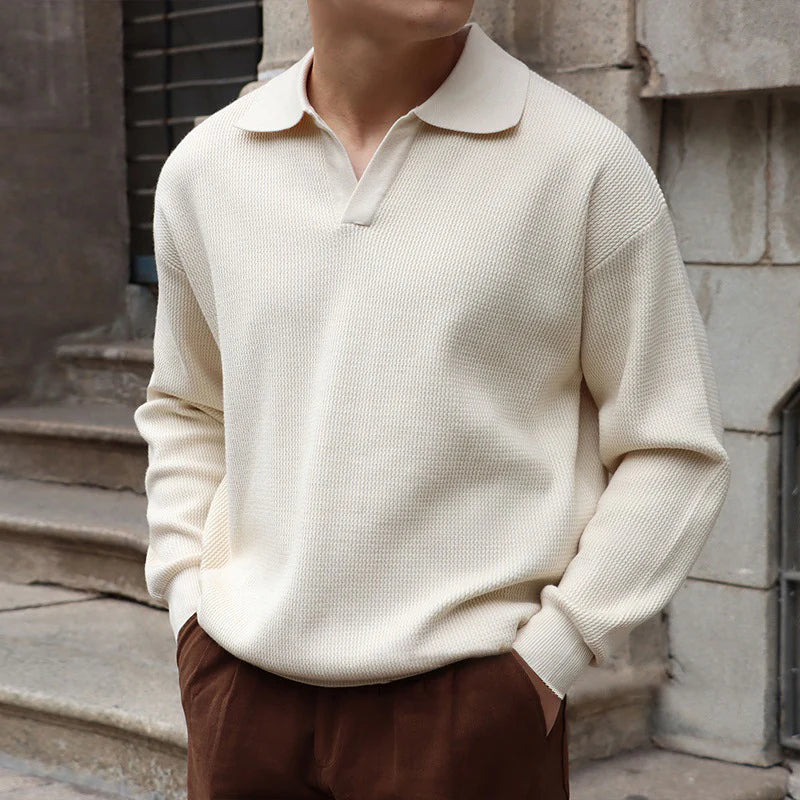 Polo blanco largo