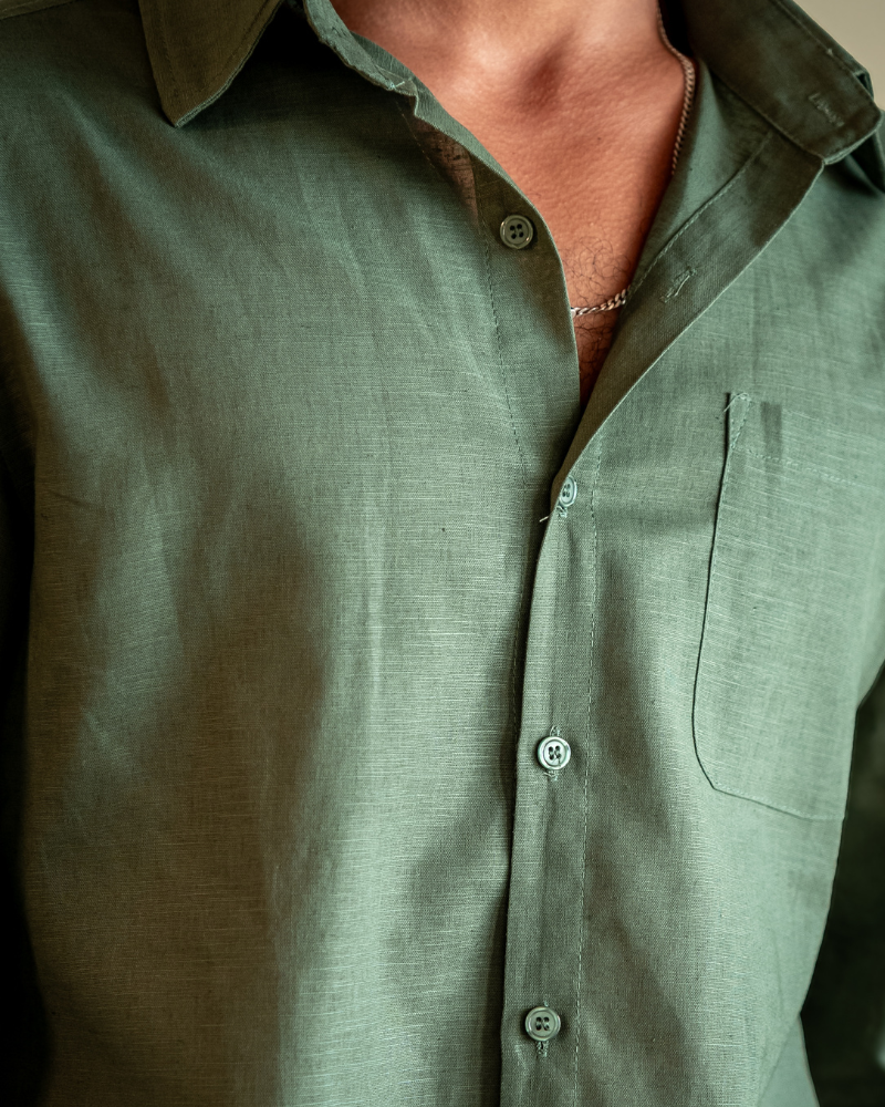 Camisa de lino Massimo