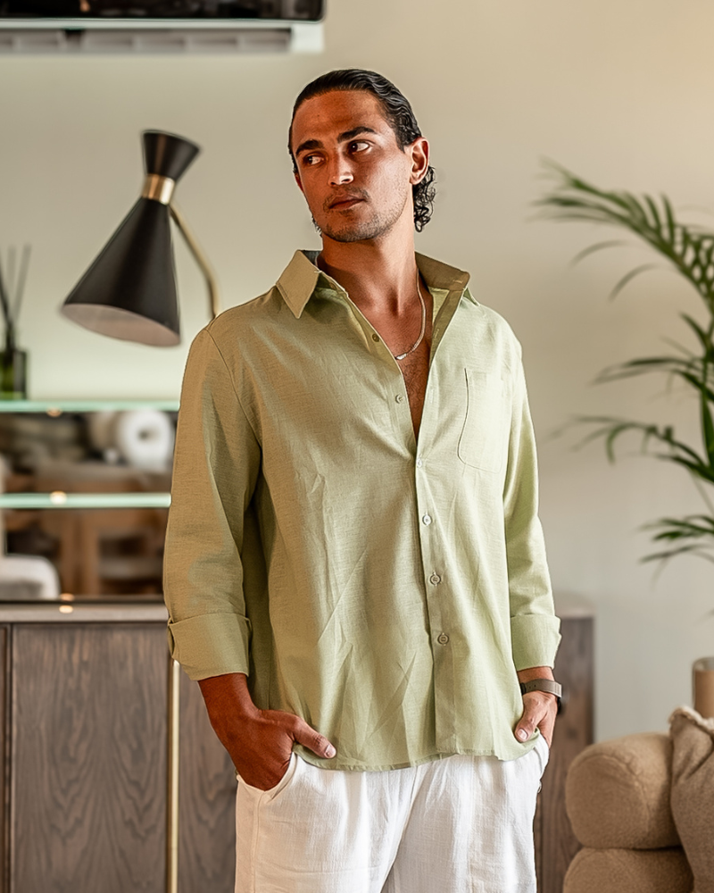 Camisa de lino Massimo