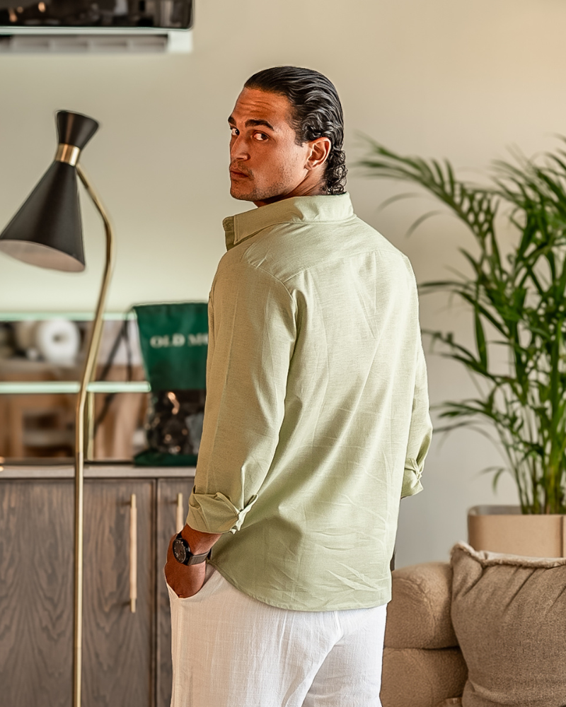 Camisa de lino Massimo