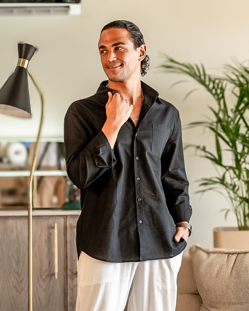 Camisa de lino Massimo