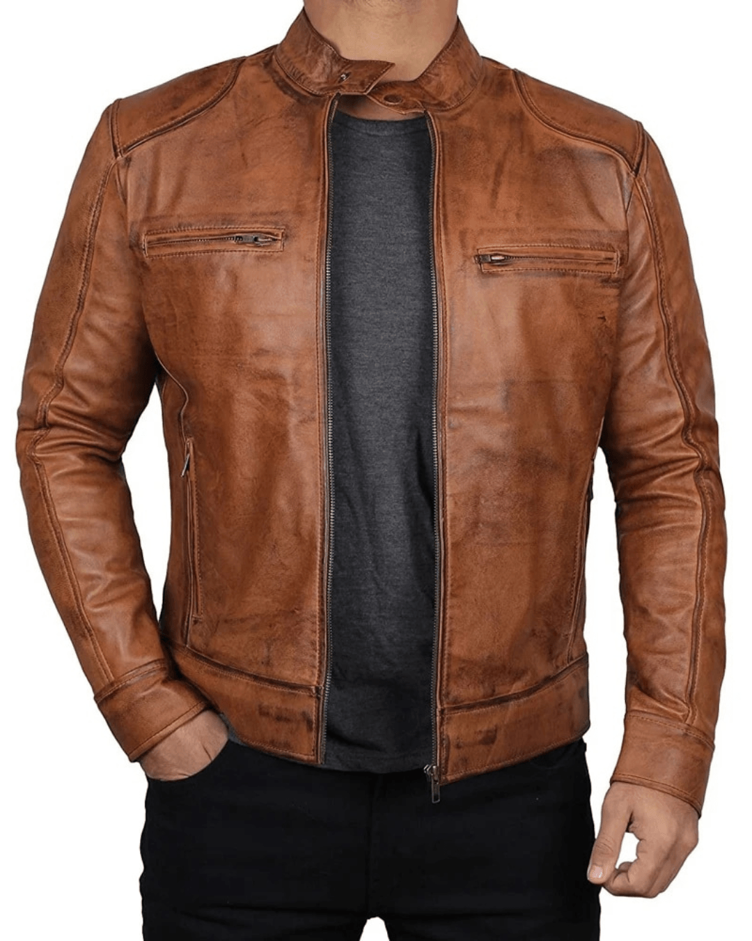 Chaqueta de cuero