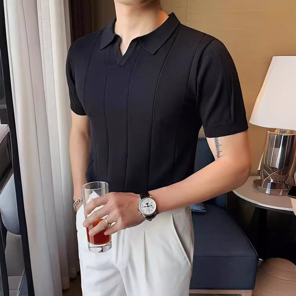 Polo cuello en V