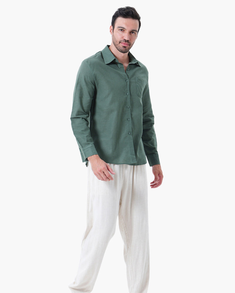 Camisa de lino Massimo